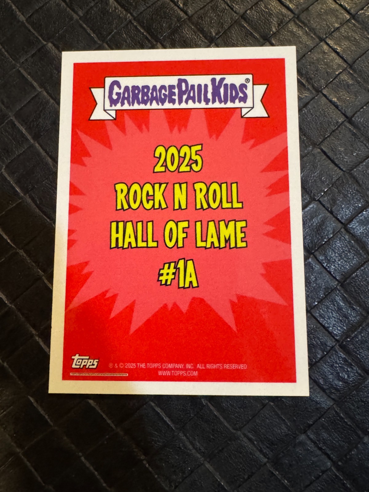 2025 Topps Garbage Pail Kids Rock N Roll Hall of Lame Complete Your Set U Pick