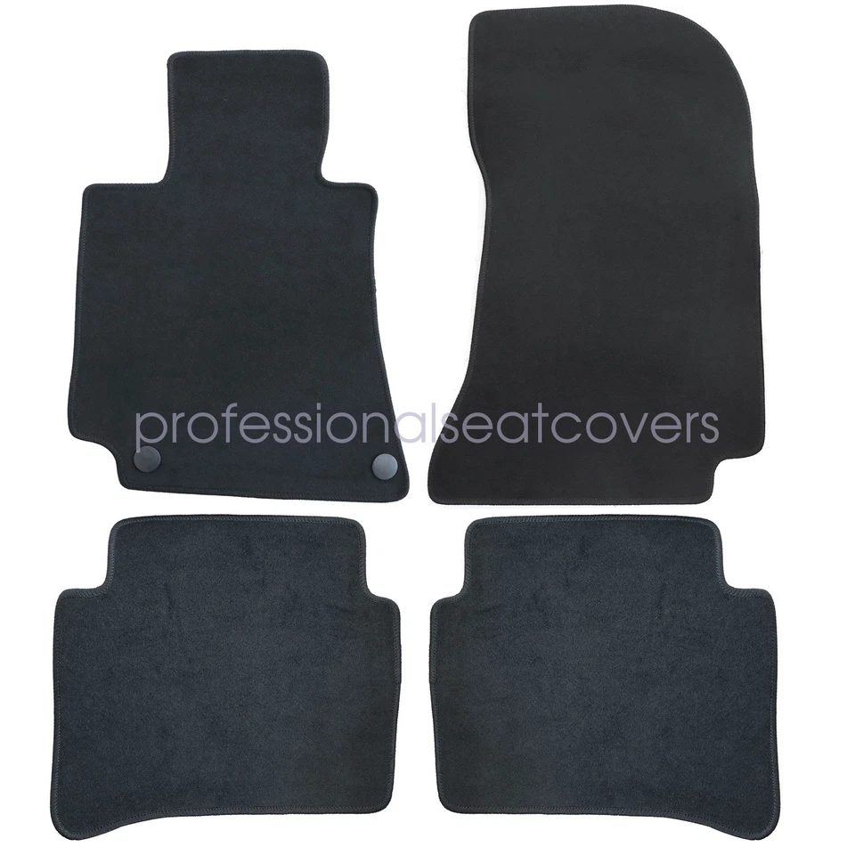 Floor Mats Carpet Velour For 2012 2013 2014 2015 2016 Mercedes-Benz W212 E-Class - Image 4 of 4