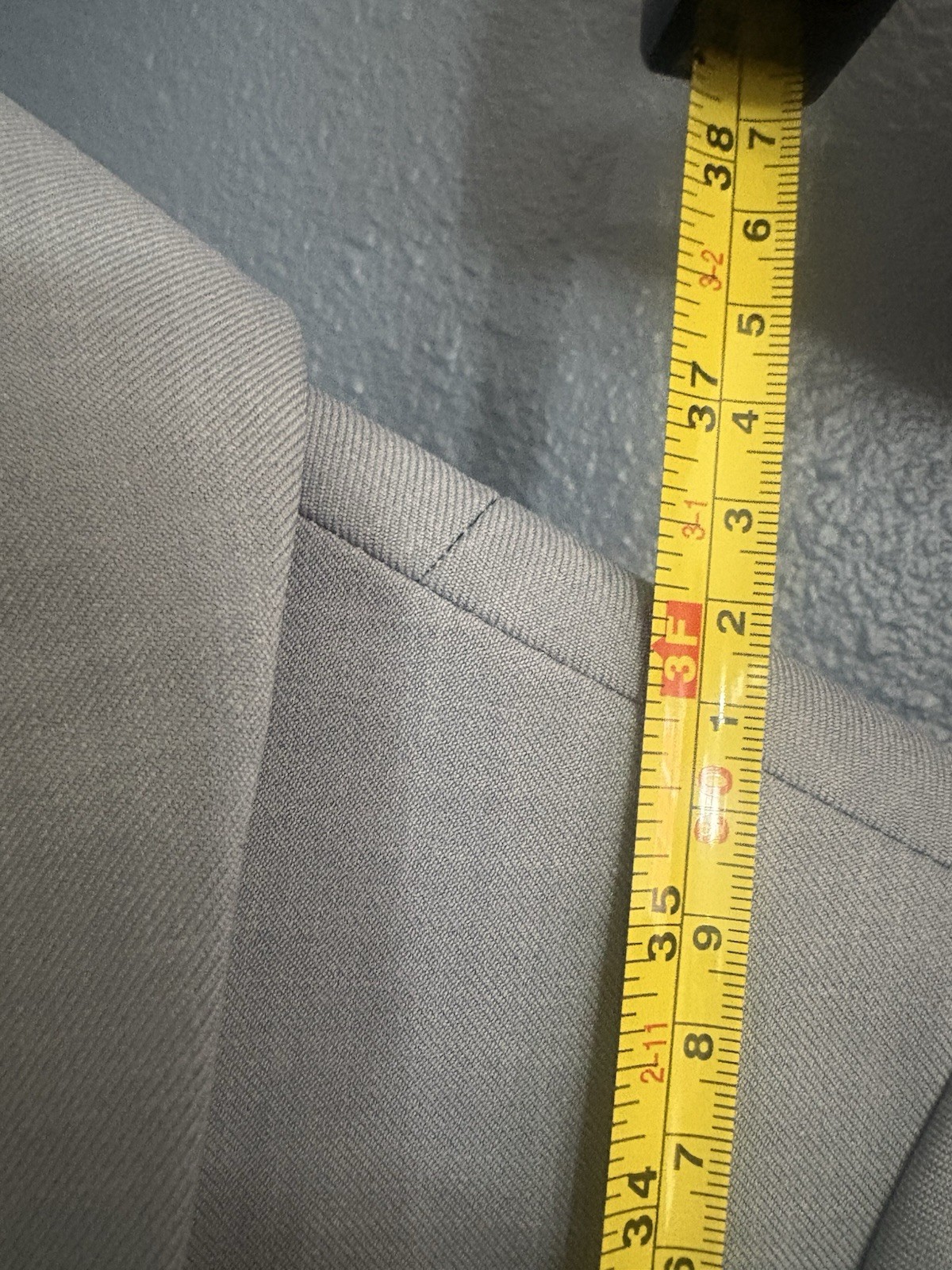 OTTRE PARIS Gray Collared Button Front Lined Long… - image 7