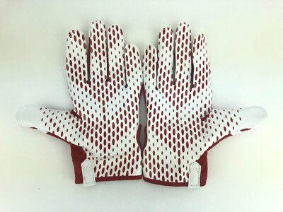 Nike Vapor Knit Football Gloves Receiver Red White Mens PGF396-687