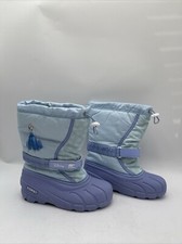Sorel X Disney's Frozen 2 Girls Flurry Elsa Boots Blue Size 5