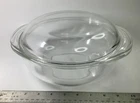 Vintage PYREX Clear Glass #024 Covered Casserole Dish Bowl With 684-C Lid ~ USA!