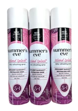 Summer's Eve Feminine Spray ISLAND SPLASH  2 oz ( 3 pack ) pink
