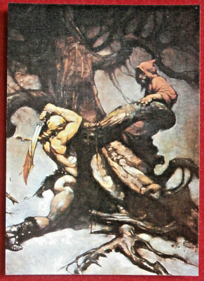 FRANK FRAZETTA - Karte #39 - BAUM DES TODES - Comic Bilder 1991