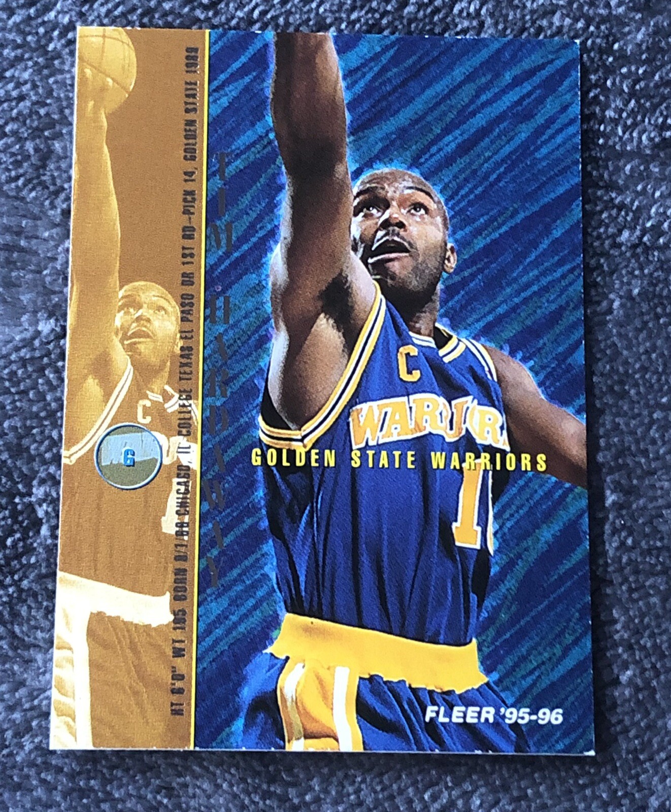 1995-96 Fleer Basketball #58 Tim Hardaway A06