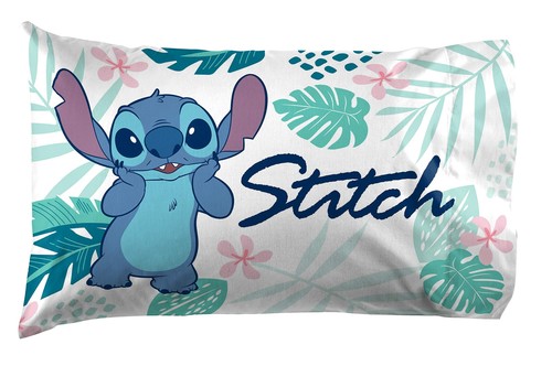 Disney Lilo & Stitch Misty Palm 1 Pack Pillowcase - Double-Sided Kids Super ...