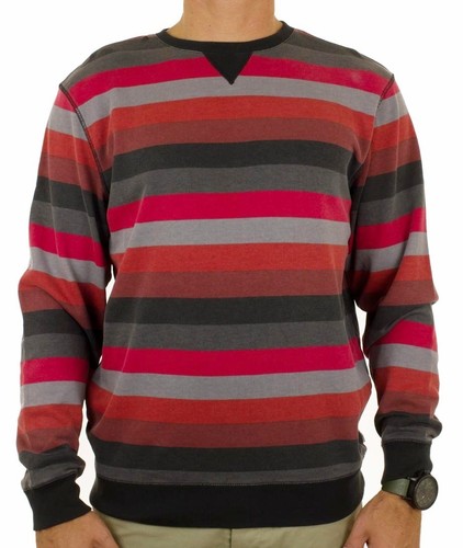 VANS striped pull sweater jumper felpa maglia maglione righe uomo S BNWT |  eBay