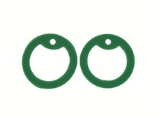 4 Olive Drab Green Silicone Military Army Dog Tag Silencers Rubber Silencer