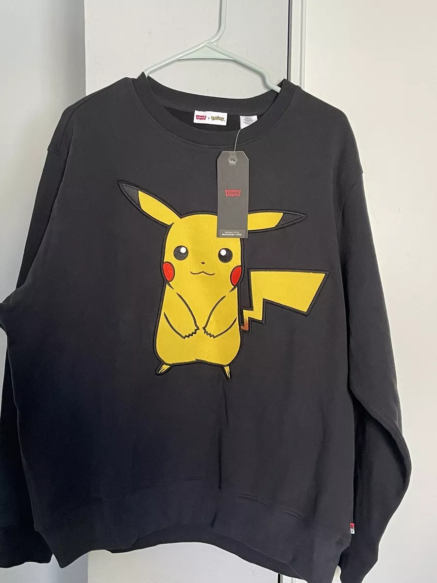 New Levi’s x Pokémon Pikachu Crew Neck Sweatshirt - Size M