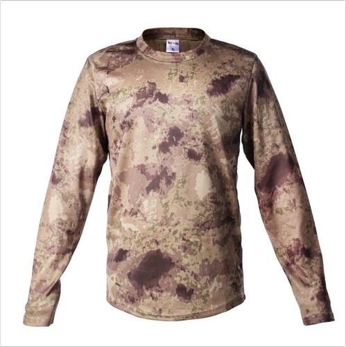 T-shirt uomo combattimento tattico esercito manica lunga camuffamento camicie escursionistiche outdoor - Foto 12 di 40