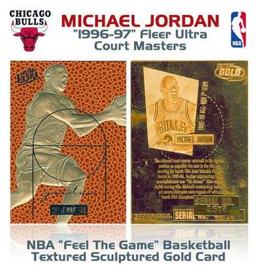 MICHAEL JORDAN 1996-97 Fleer Ultra COURT MASTERS Feel the Game