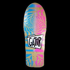 VISION GATOR II SKATEBOARD DECK-REISSUE- 10.25" X 29.75' - NATURAL FADE