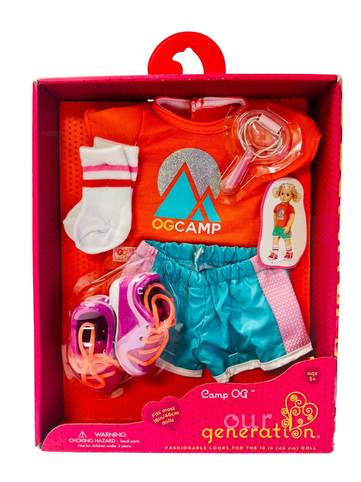 OG GIRL OUR GENERATION CAMP OG Outfit **NEW IN BOX** 7pc