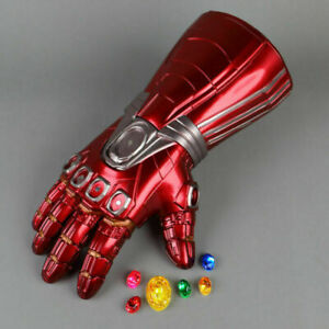 Thanos Infinity Gauntlet Marvel Gloves Legends LED Light Avengers Cosplay