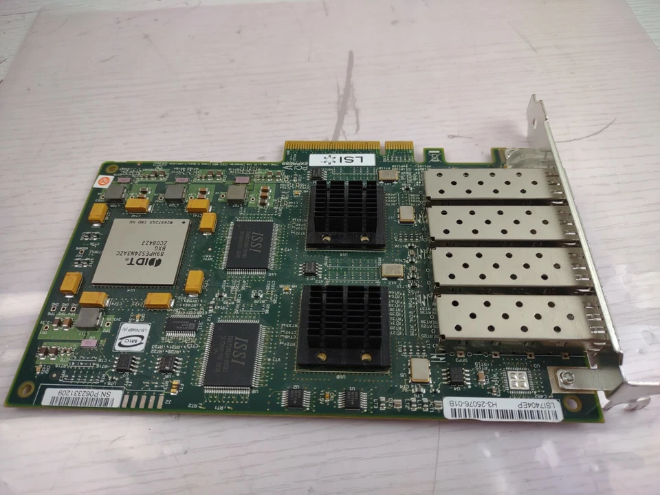 LSI Logic LSI7404EP PCI-E Quad-Channel 4Gb/s FC Host Bus Adapter - Image 4 of 4
