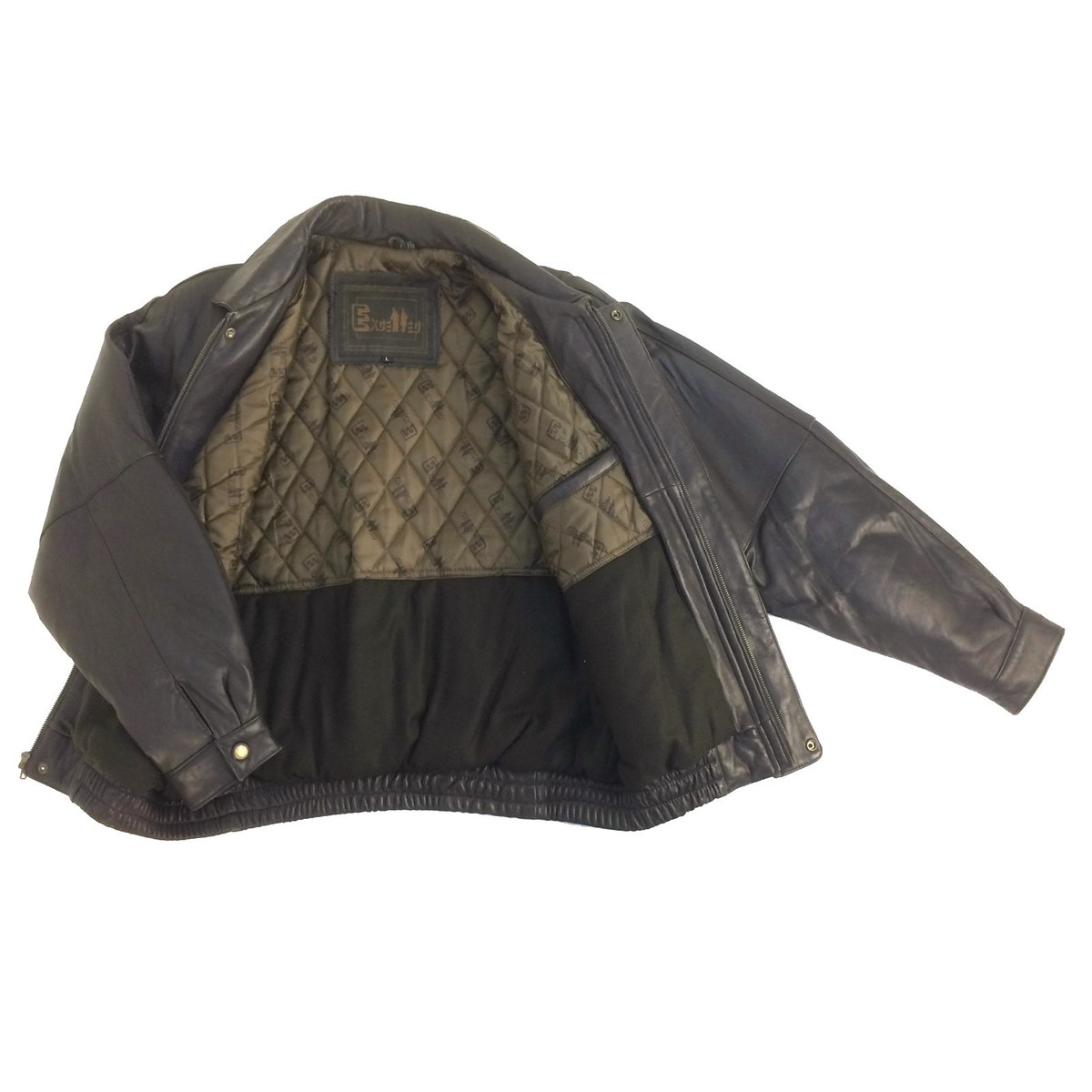RN# 20849, Excelled, Vintage, Men Genuine Lambskin Leather