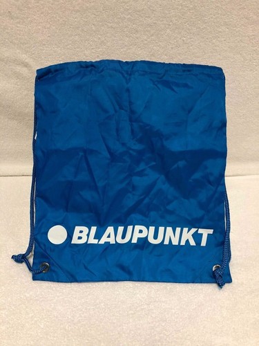 2005 Vintage Blaupunkt Drawstring Backpack Bag Pouch Sack Satchel