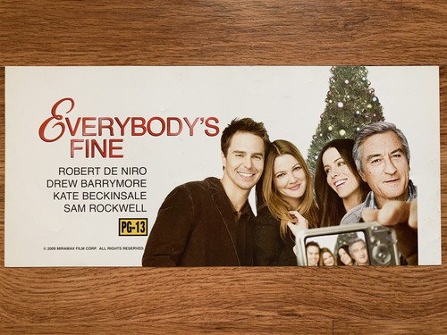 🌟 Everybody's Fine - Movie Theater Mylar / Poster - 6x13