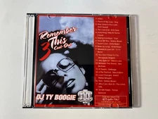 100% OFFICIAL DJ TY BOOGIE REMEMBER THIS PT.3 ORIGINAL OLD SCHOOL R&B MIXTAPE CD