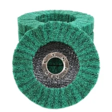 5x Nylon Flap Disc 4-1/2" Metal Steel Cleaning Polishing Wheel Pad For Grinder