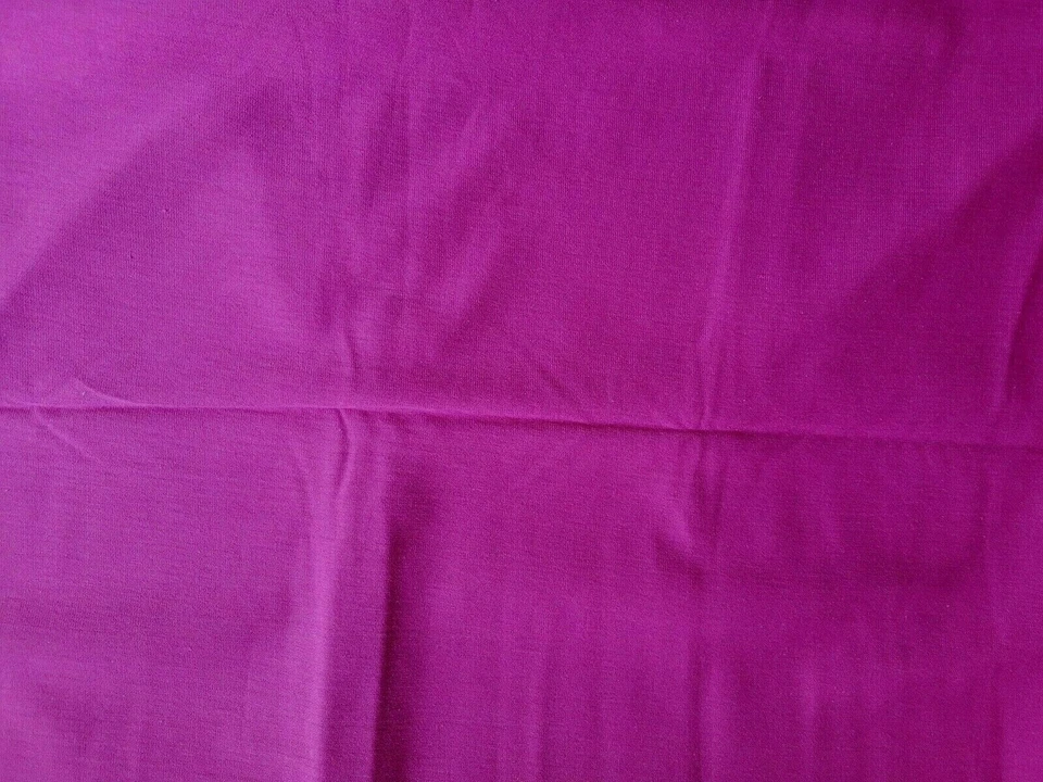 Vintage 1-Way Stretch Jersey Knit Purple Fabric One Piece 66" W X 35" L New - Image 4 of 4