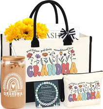 Grandma Gifts for Birthday Tote Bag Grandma Gifts Set from Granddaughter Gran...