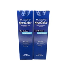 OCuSOFT HypoChlor Solution for Eyelids/Eyelashes, Spray 2oz (2 Pack)