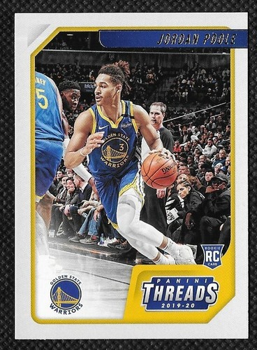Jordan Poole 2019 20 Threads Rookie 89 Warriors Chronicles Basketball 