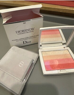 Christian Dior DiorSnow Cherry Bloom 001 Powder Face Cheeks LE Boxed