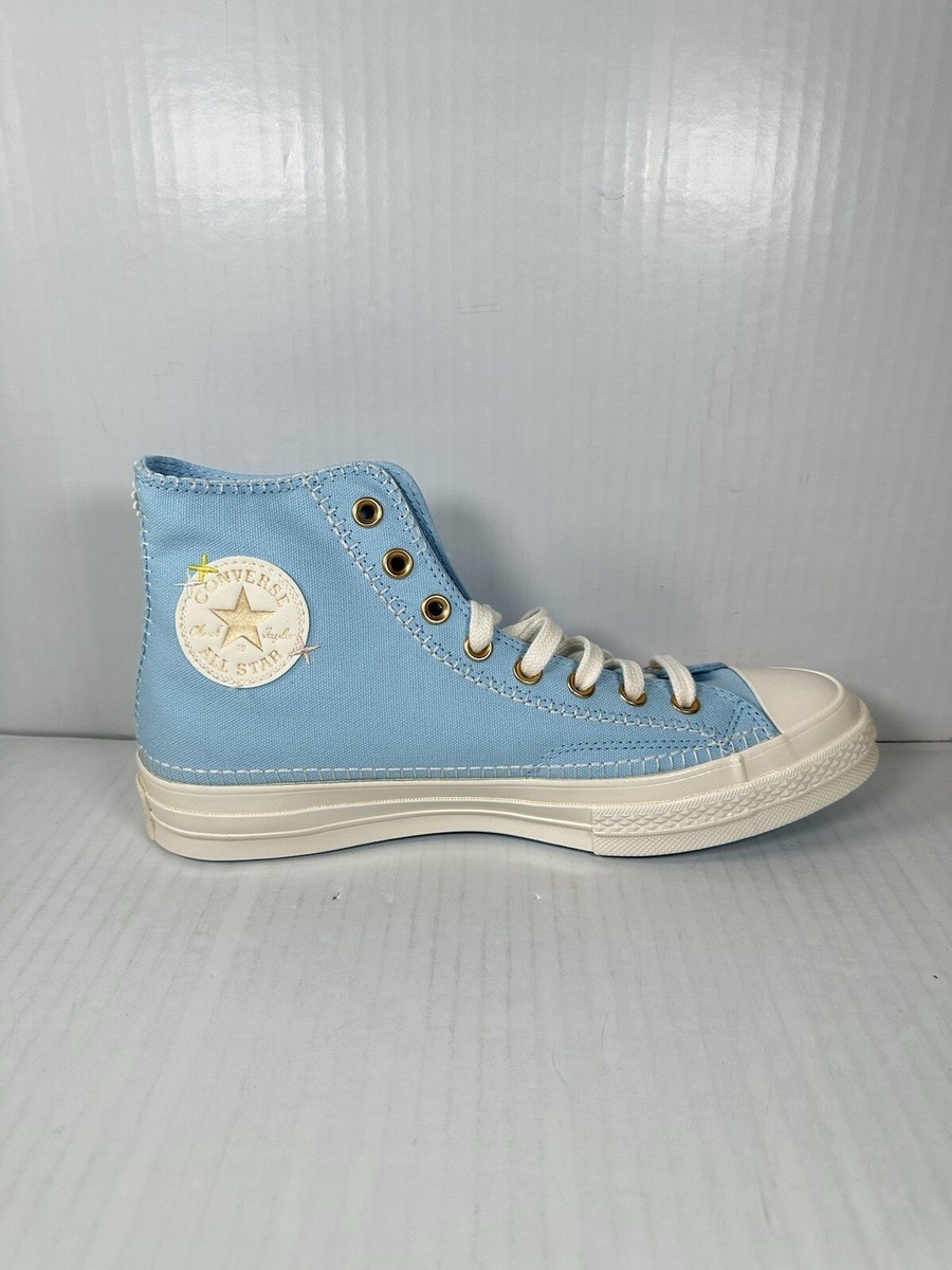 Size 8.5 Mens Converse Chuck 70 HI True Sky Blue Shoes  display picture 3