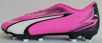Mens Size 7 Pink Black White Puma Ultra Play FG/AG Soccer Cleats