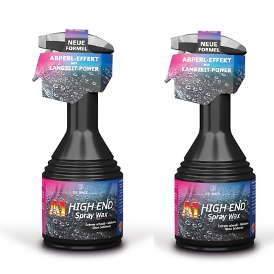 A1 High End Spray Wax 2x 500ml von Dr Wack 2680 Autowachs Spraywachs 