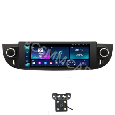 6.86in Touch Screen Car MP5 Player 4+32GB W/4LED Cam Fit For Fiat 500 2007-2018