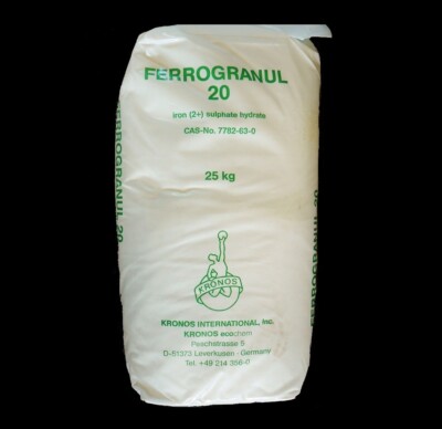 Eisendünger 25 kg Eisensulfat Ferrogranul 20 Rasendünger Moosverdränger