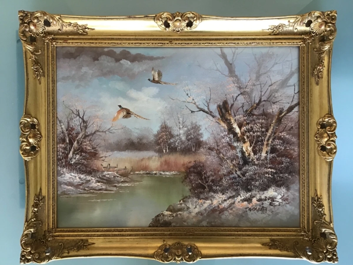 Original framed oil painting On canvas signed by J.Graham, fine art  collectable | eBay