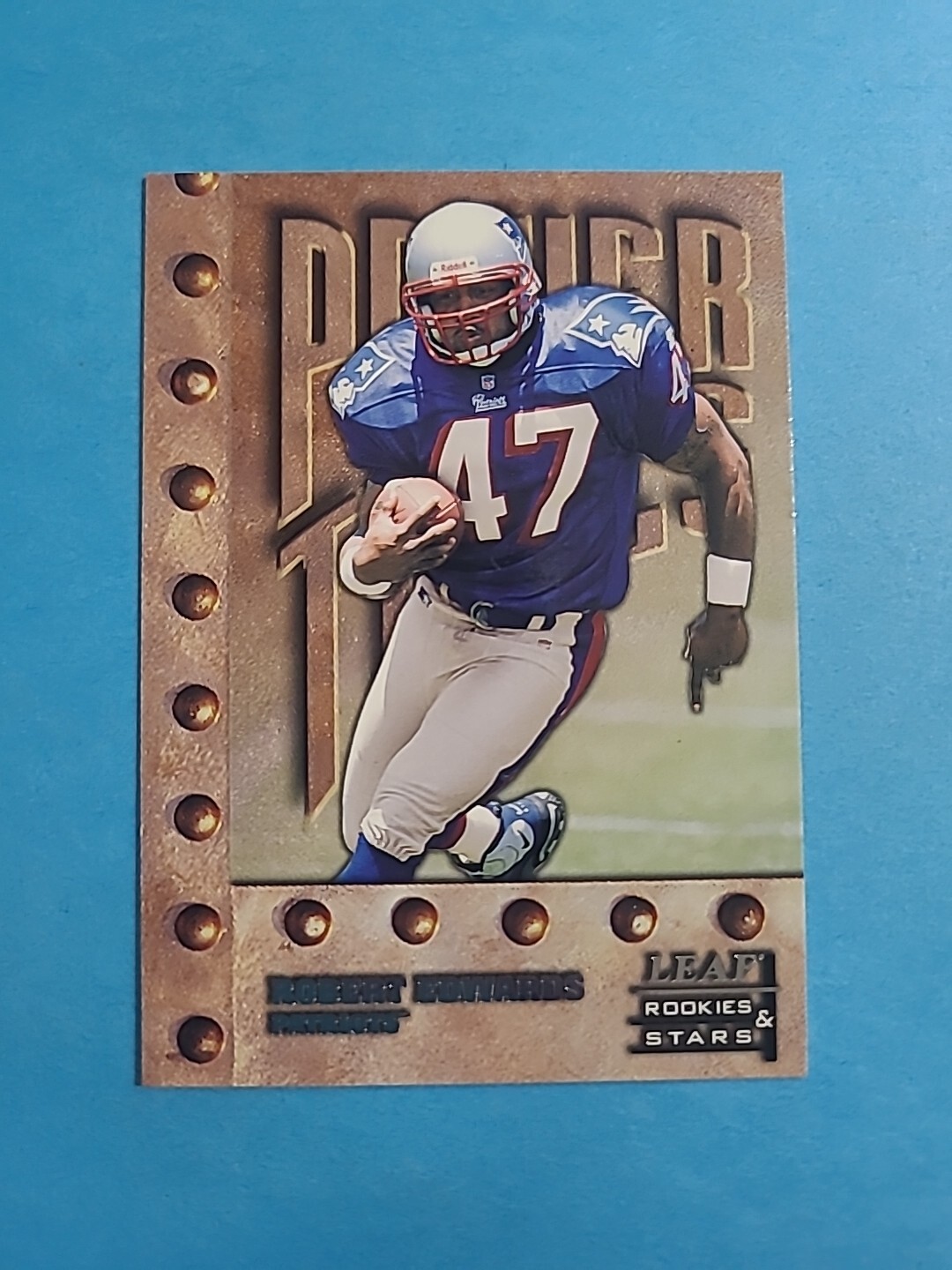 ROBERT EDWARDS 1998 LEAF ROOKIES & STARS POWER TOOLS FOOTBALL CARD # 269 I1704