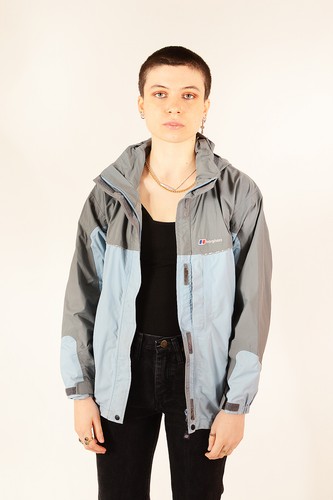 Berghaus Aquafoil Hooded Raincoat Blue 