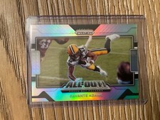 2021 Panini Prizm Football Davante Adams All Out! Silver Insert 