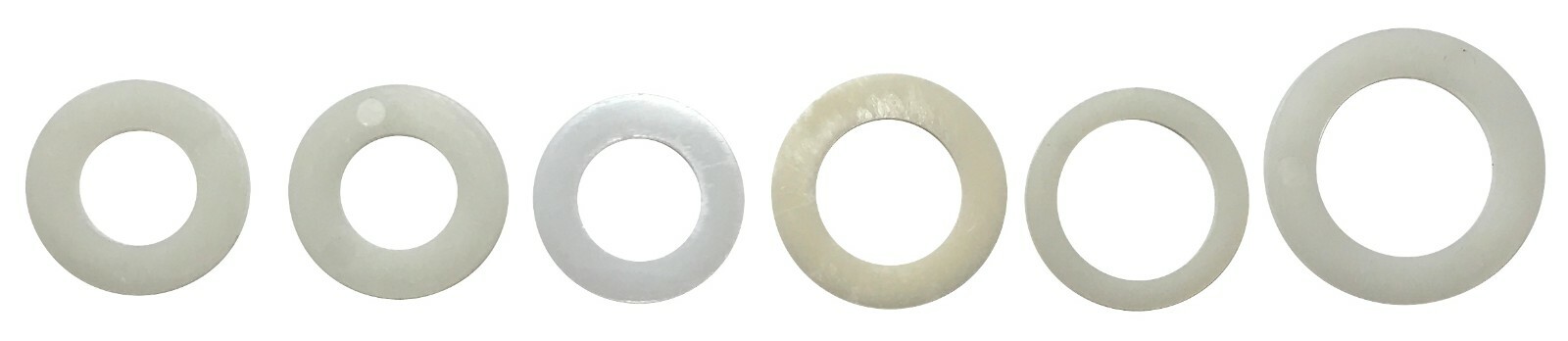 (100) Nylon Oil Pan Drain Plug Washer Gasket Assortment Kit - 12mm to 20mm