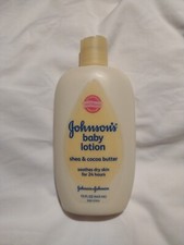 Johnson's Baby Lotion SHEA  COCOA BUTTER 24 hr Moisture 15 oz Sealed New