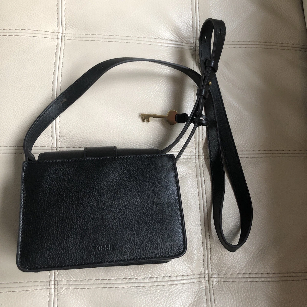 Fossil Harper Leather Large Flap Crossbody Bag - Macy's