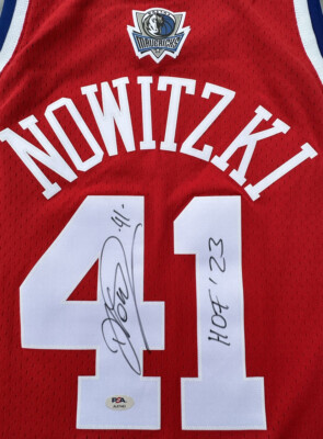 DIRK NOWITZKI #41 SIGNED MAVERICKS 2003 ALL STAR GAME BASKETBALL