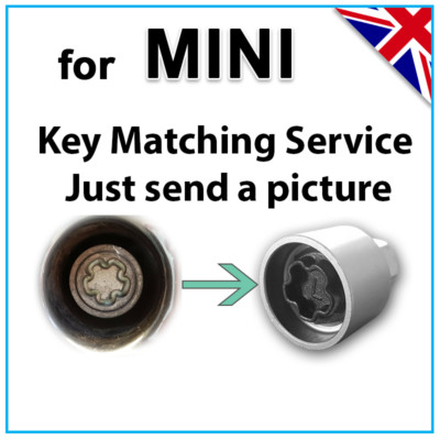 Für MINI Security Master Verriegelung Radmutter Schlüssel Bolzen Lug UK passend