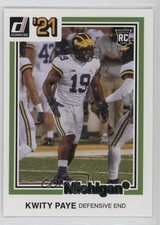 2021 Panini Chronicles Draft Picks Donruss Retro Green Kwity Paye #30 19zq