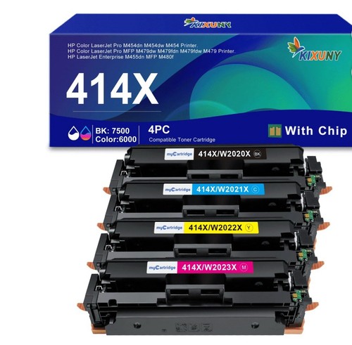 HP 414X W2020X 21X 22X 23X Kompatybilny zestaw tonerów ZEW do LaserJet Pro M454 M479