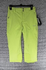 Spyder Girls Youth Olympia Insulated Ski Pants/Snow Pants Lime Ice Size 16 NWT