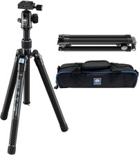 60" Carbon Fiber Tripod Camera W/ 360  Panoramic Ball Head Arca QR Plate Compact