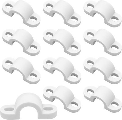 12 Pcs Wire Shelf Loop Clips, 7mm Wire Shelf Wall Mounted Clips Wire Shelving Br