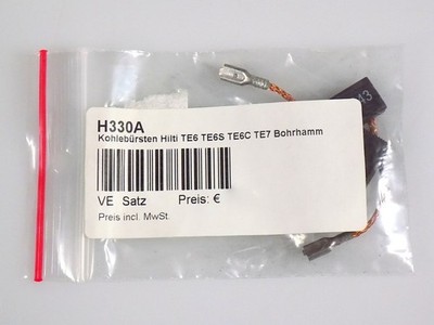 2x H330A Ersatzteil Kohlebürsten für Hilti TE 6, TE 6-S, TE 6-C, TE 7 Bohrhammer