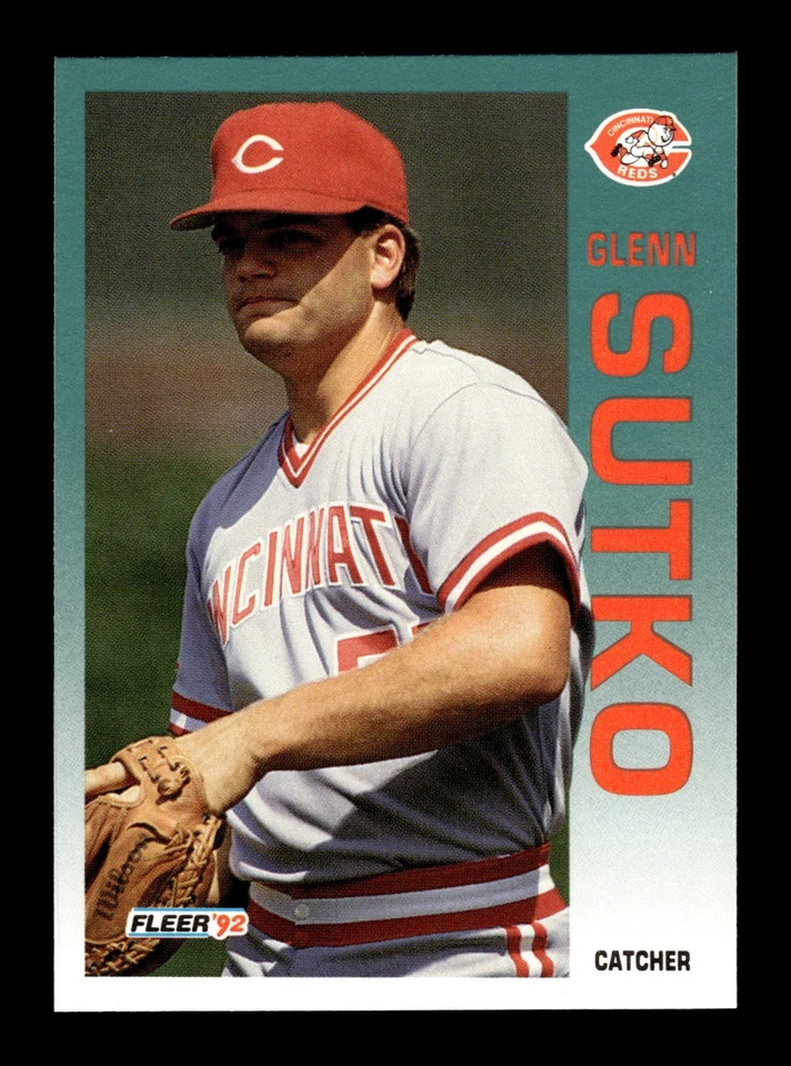 Lote de cartas da liga principal de beisebol Fleer Cincinnati Reds Team 1992 - 17 jogadores, 25 cartas - Imagem 2 de 4